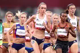 Eilish McColgan led from gun to tape to break another Scottish record. Stock pic by Christian Petersen/Getty Images
