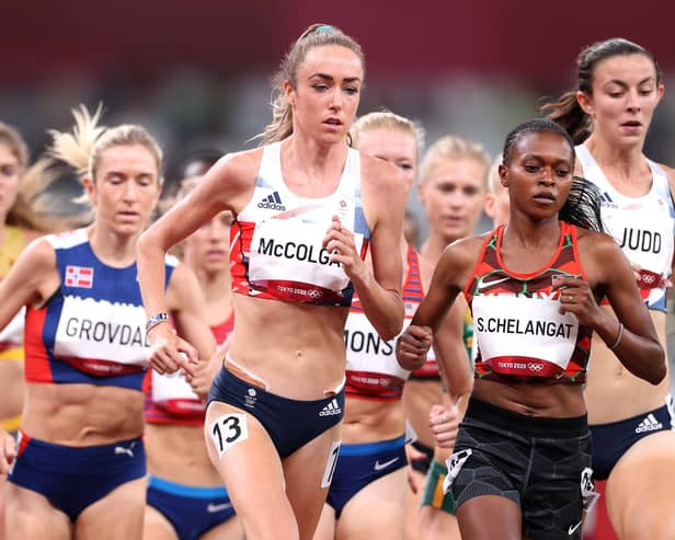 Eilish McColgan led from gun to tape to break another Scottish record. Stock pic by Christian Petersen/Getty Images