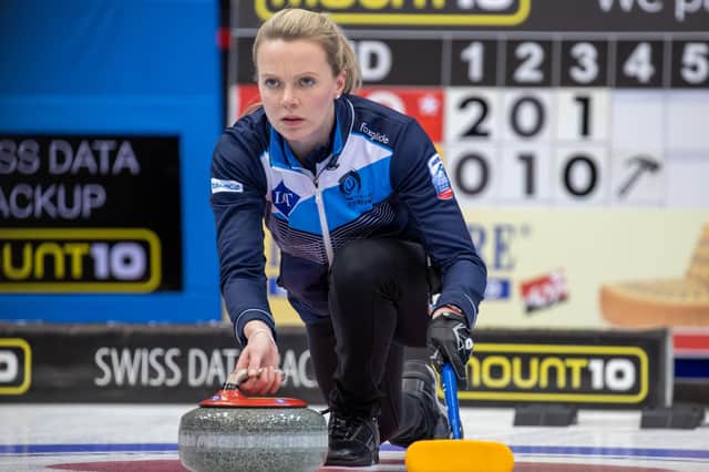 Forfar curler Vicky Wright. Pic by WCF / Steve Seixeiro
