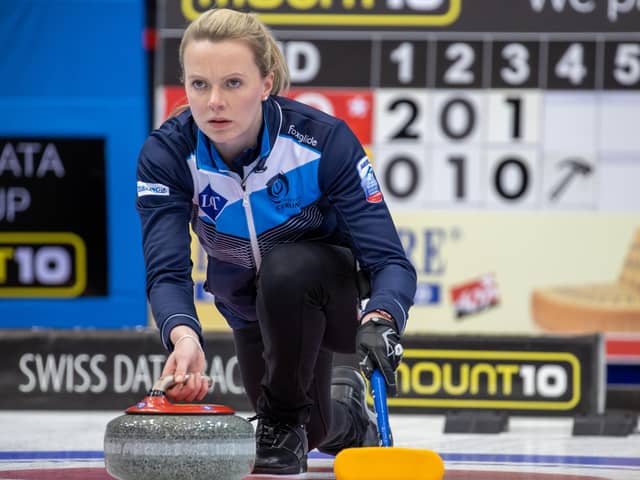Forfar curler Vicky Wright. Pic by WCF / Steve Seixeiro