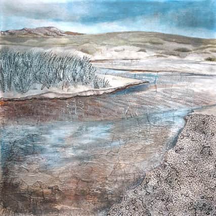 Rachel Drake's Uig Sands is one of the many impressive pieces on display at the new exhibition.