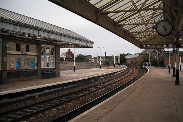 ​Arbroath’s station is one of 60 across Scotland which will have the new CCTV cameras installed. (Richard Webb/Geograph)