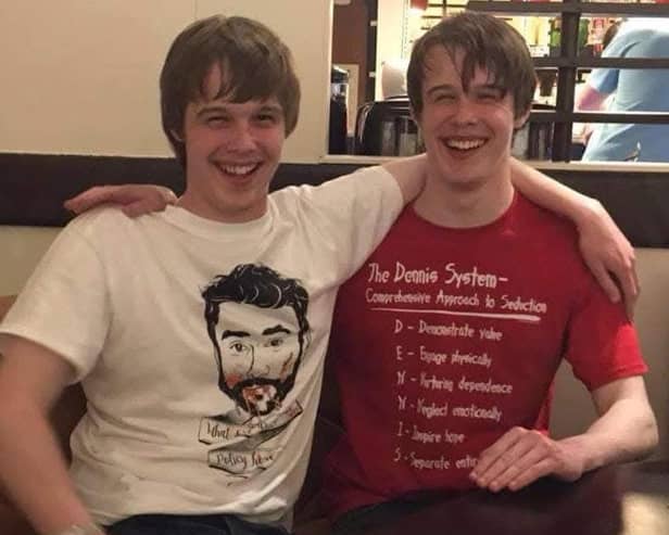 Andrew is skydiving in memory of his brother Jamie.