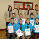 ​Pictured in June 2002 were the 1st Arbroath Beavers at their headquarters in Keptie Road. They had just had their investiture and presentation of badges and were photographed with their leaders.