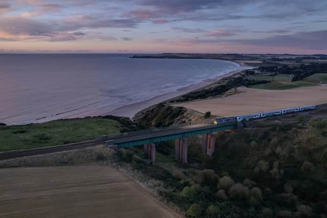 ​The view of Lunan Bay, which is the calendar’s picture for April. (Pic: Stephen Sweeney)