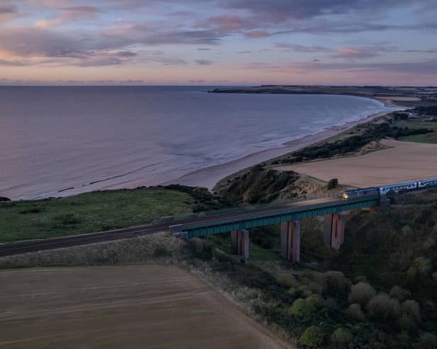 ​The view of Lunan Bay, which is the calendar’s picture for April. (Pic: Stephen Sweeney)