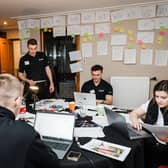 Runners-up Three60 Energy working on its project at Carnoustie