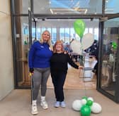 Community Champion Claire-Louise Hendry volunteered to help at Hazel's Macmillan Coffee Morning