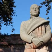 Sutherland also sculpted the statue of Robert Burns, which stands outside Arbroath Library. (Wallace Ferrier)