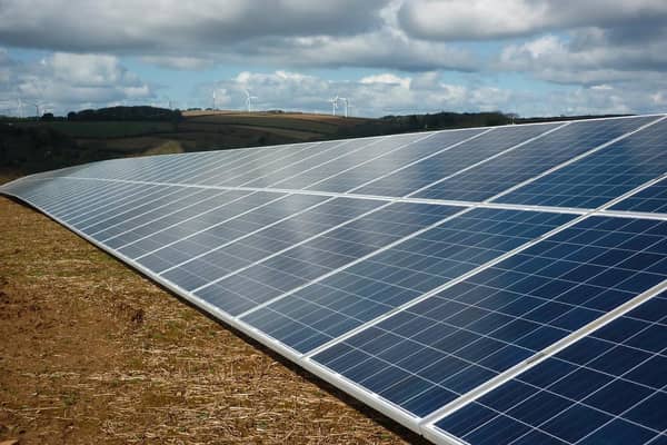 The solar farm, near Fowlis, will feature around 150,000 panels.