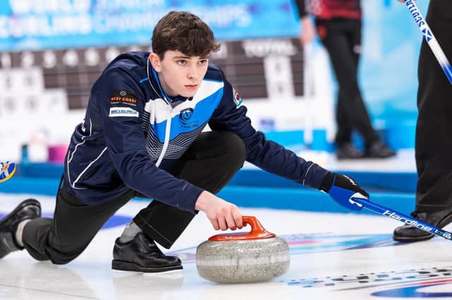 Niall Ryder, who plays his curling in Forfar, has received new sponsorship as he aims to reach the elite level