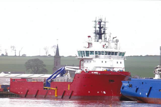 The FS Aries brought memories of yesteryear of a US-built supply boat.