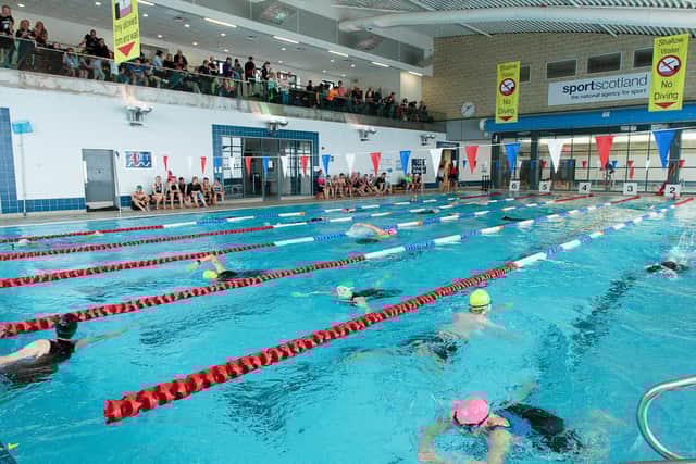 ​Competitors started with a swim in the pool watched by family and friends (pics: ASM Media & PR)