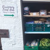 The food hub now features its own growing area, community larder and fridge which can be accessed by anyone in the community.