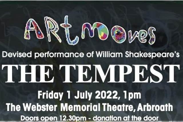 Artmoves' devised performance of The Tempest.