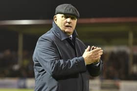 Arbroath manager Dick Campbell. Pic by Dave Johnston
