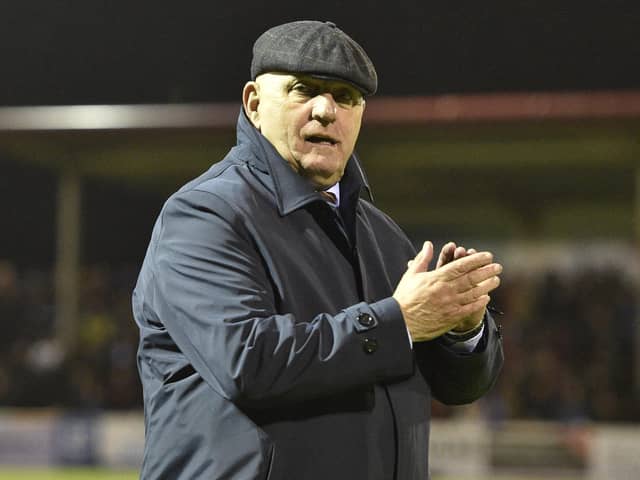 Arbroath manager Dick Campbell. Pic by Dave Johnston