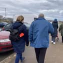 Group enjoying a Health Walk in Carnoustie