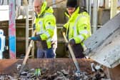 More than 10,000 tonnes of material was removed from Scotland’s waste water plants last year.