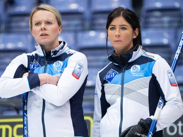 Vicky Wright and Eve Muirhead have helped the Scots get off to an excellent start at the Le Gruyère AOP European Curling Championships in Norway. Pic by WCF/Celine Stucki