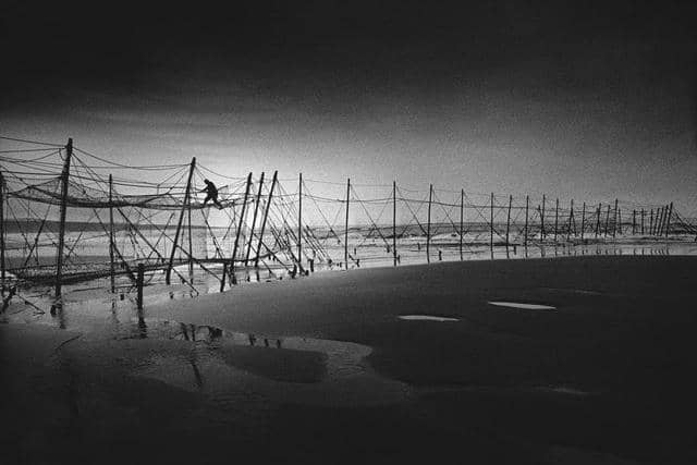 Colin McPherson has long documented salmon netters, including this netter from Joseph Johnston & Sons at St. Cyrus.