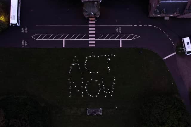 Lathallan pupils send their own message to world leaders attending the COP26 climate convention in Glasgow.