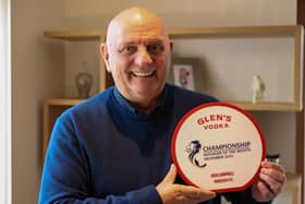 Arbroath's recent form has seen boss Dick Campbell collect December's manager of the month prize. Pic by Graham Black
