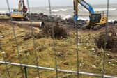 Contractors will be working double shifts over the weekend to complete the work.