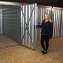 Lynne Duncan of Forfar Removals shows off the new secure self storage space.
