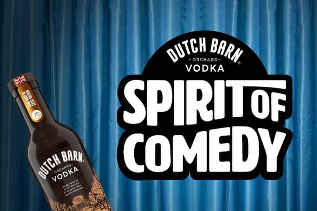 The Spirit of Comedy launched by Dutch Barn Vodka and Ricky Gervais.