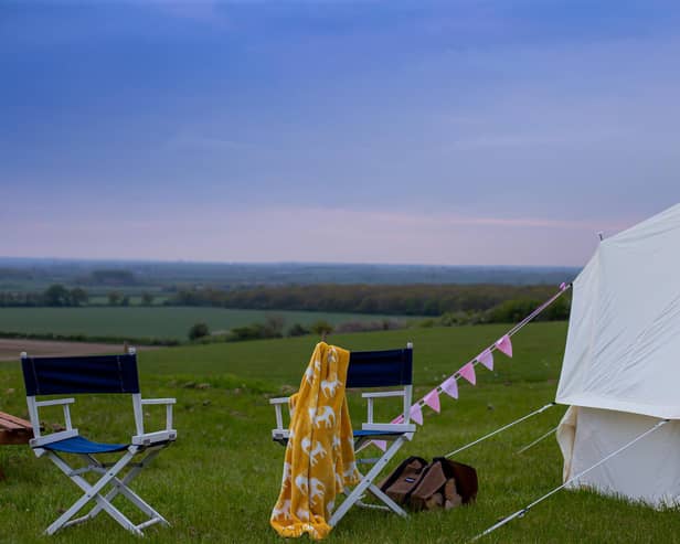 There are some stunning views across the Vale of Belvoir. Image: Belvoir Holidays