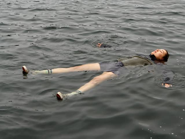 ​The ‘Float to Live’ technique has been found to work in coastal and inland waters. (Image: RNLI/Jaye Mackay)