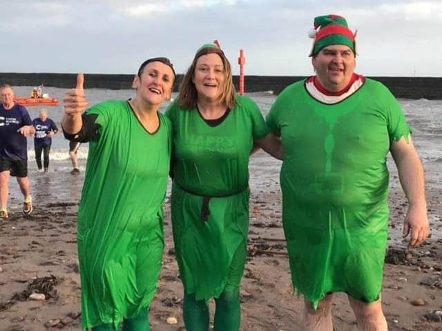 The traditional New Year Dook will take place at Arbroath Harbour this Sunday at noon.
