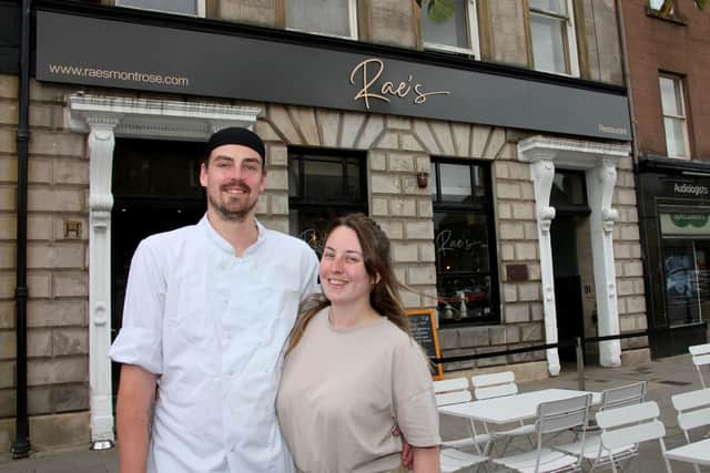 The couple have put together a menu from local produce.