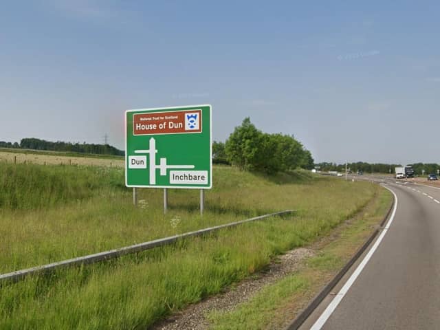 A 1500m stretch between the Dun junction and the B966 will be affected. (Google Maps)