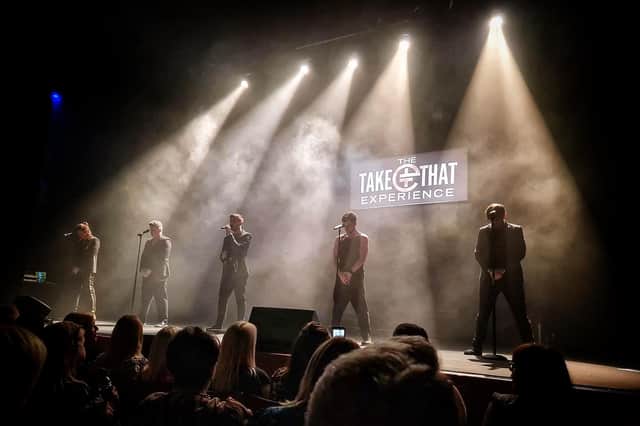 The Take That Experience will have audiences dancing in the aisles when the hit show comes to The Webster Memorial Theatre this month.