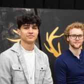 ​Fraser Thomson from Brechin (right) and Nathan Batchu, who will take up their places in September.