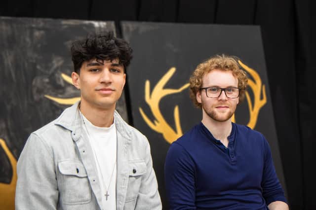 Fraser Thomson from Brechin (right) and Nathan Batchu, who will take up their places in September.