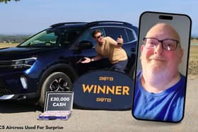 ​Brechin man Ian White won the car and £30,000 in cash in BOTB’s weekly competition.