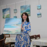 ​Local artist Anne Murray, whose exhibition will run at Ashbrook Nursery until the end of next month. (Wallace Ferrier)