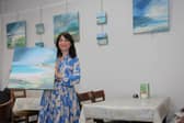 ​Local artist Anne Murray, whose exhibition will run at Ashbrook Nursery until the end of next month. (Wallace Ferrier)