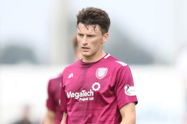Arbroath's Michael McKenna. Pic by Graham Black