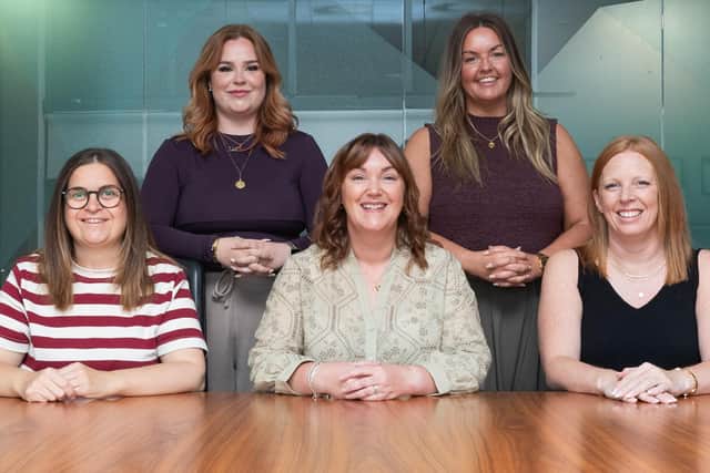 Pictured are the ESP Group board of directors, from left: Julie Howe, Kira Wishart, Ashley Meston, Kerri Price and Stacey Cunningham.