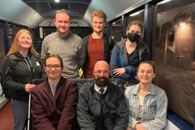 Pictured are members of the Angus Youth Media Project team.