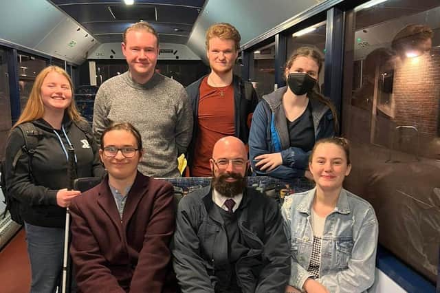 Pictured are members of the Angus Youth Media Project team.