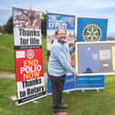 Pictured is Rotary Club president Melvin Coates (left) and Ross Allison, one of the organisers of the charity day.