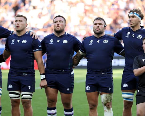 ​A proud moment for Saul Fenemore as he joins the team on the pitch.