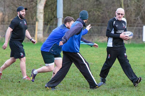 Walking Rugby helps people keep active and in touch with others.