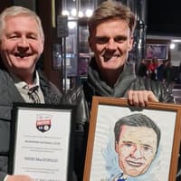 Montrose hall of famer receives his certificate....finally