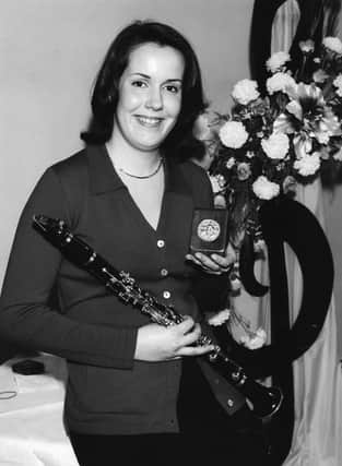 Jane Officer, Montrose, won the Instrumental Gold Medal in the 1997 Arbroath Musical Festival